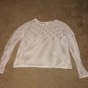 White shirt with holes